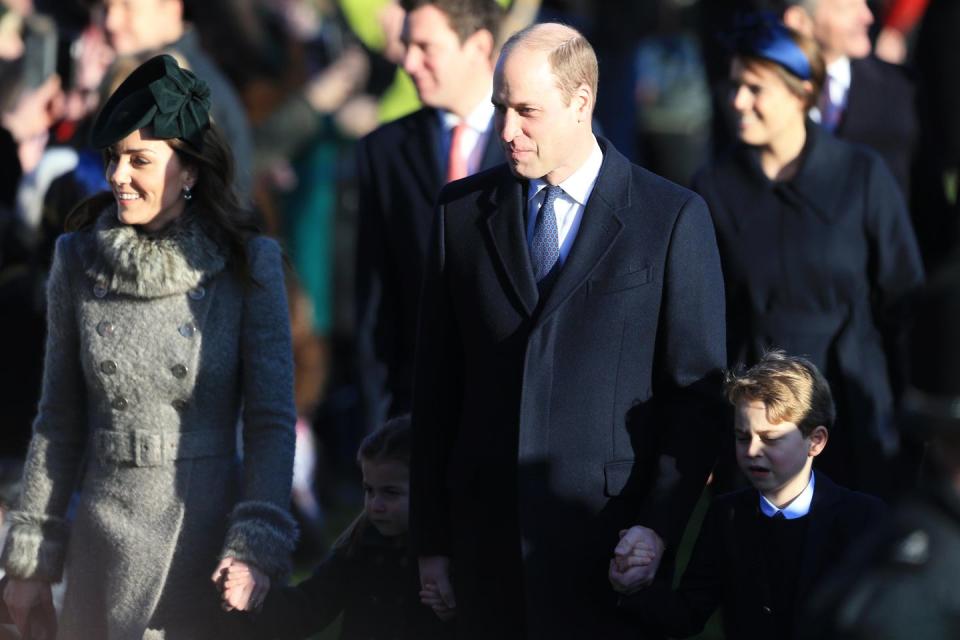 Kate Middleton, Princess Charlotte, Prince William, and Prince George