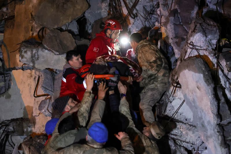 Secuelas del terremoto en Iskenderun