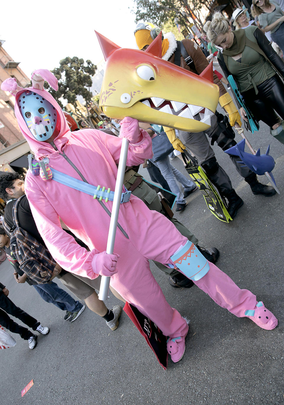 <p>Cosplayer at Comic-Con International on July 19, 2018, in San Diego. (Photo: Quinn P. Smith/Getty Images) </p>