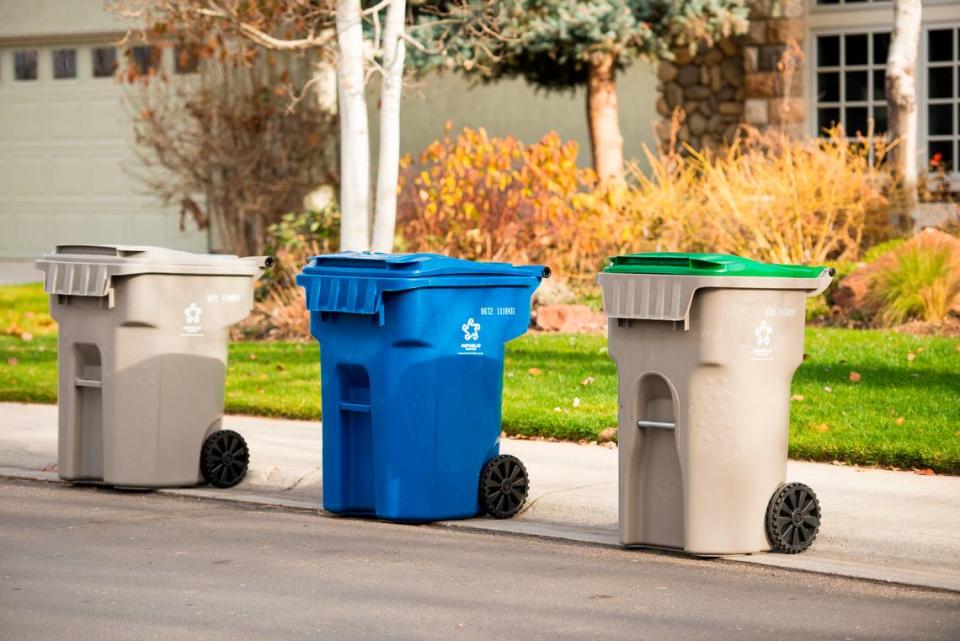 The city of Boise offers three layers of residential recycling: tradition blue cart for some plastics and paper, Hefty Orange Energy Bag for other plastics and community composting for green waste.