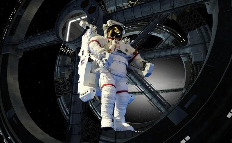 網傳男性太空人都被警告「千萬不要在太空中打手槍」，因為飄浮精子可能一次就使3名女性太空人懷孕。（示意圖，Pixabay）