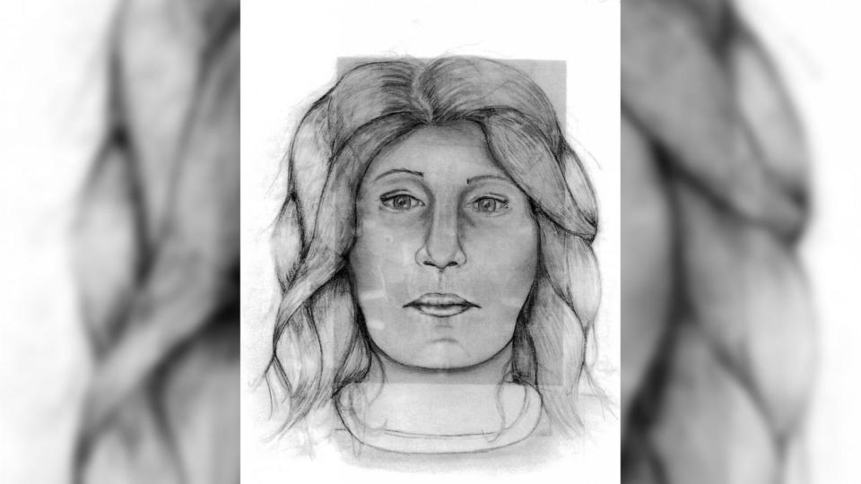 PHOTO: A sketch made of the woman by an artist from the Riverside County Sheriff’s Office based on a description by Jesperson courtesy RSO Forensic Technician Cori Kopitzke. (Riverside County DA)