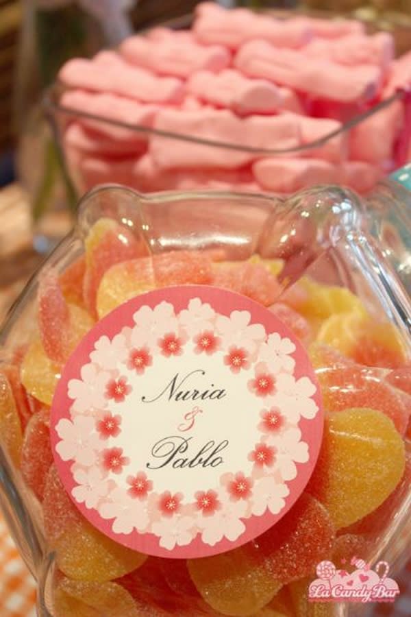 Mesas de chuches para tu boda