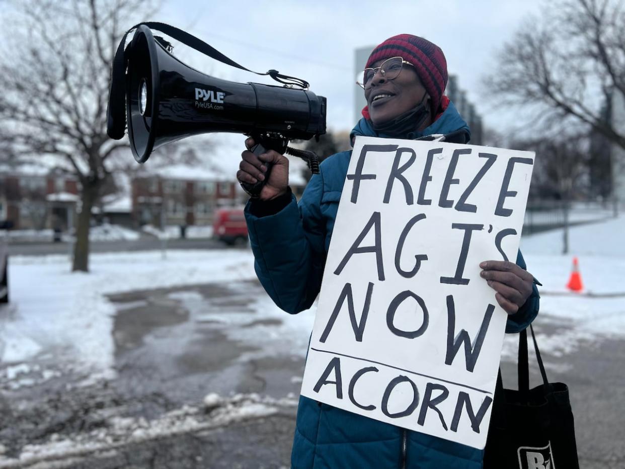 ACORN vice-chair Marcia Stone said the provincial day of action the group has organized for Wednesday, Feb. 21, is aimed at strengthening rent controls in Ontario. (Hugo Levesque/CBC - image credit)