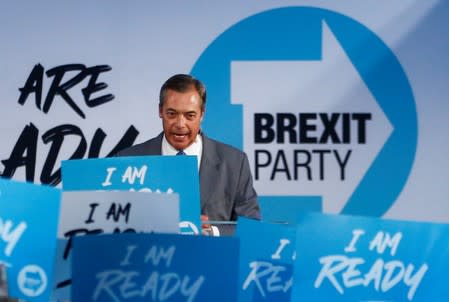 Brexit Party news conference in London