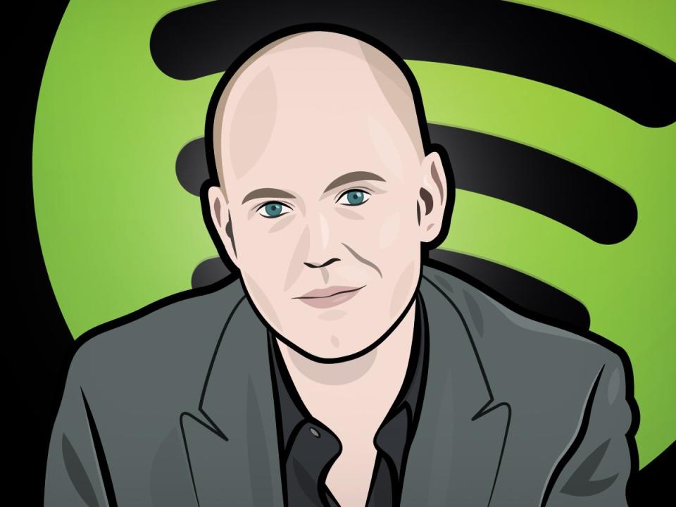 Daniel Ek Spotify Illustration