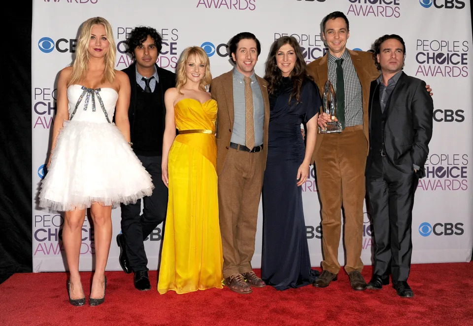 The Big Bang Theory cast at the People's Choice Awards