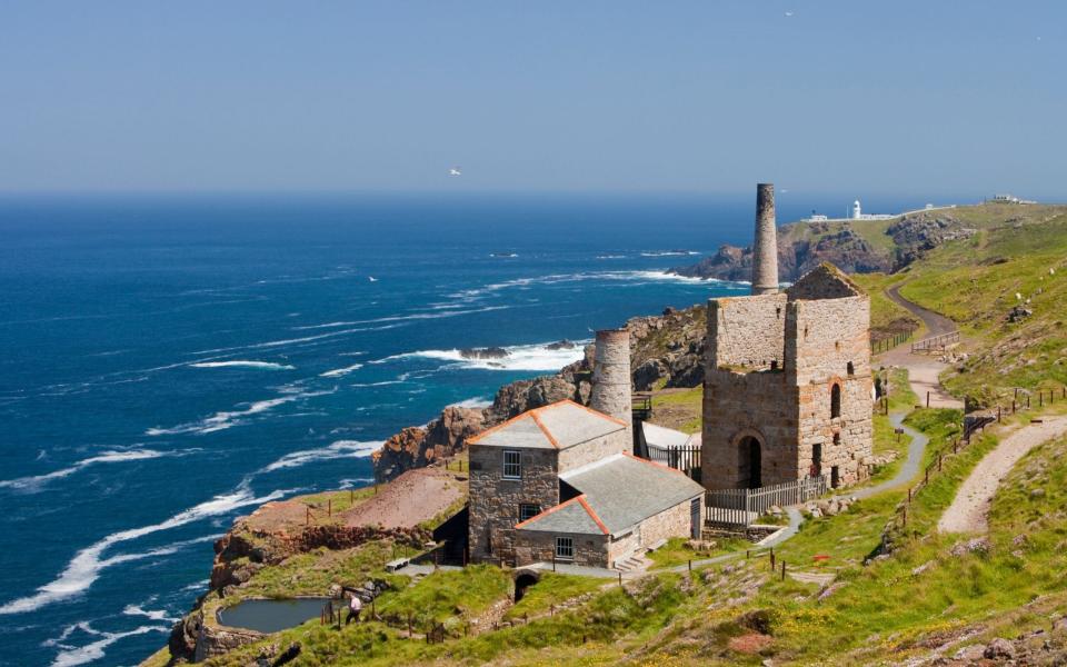 Geevor tin mine in Cornwall