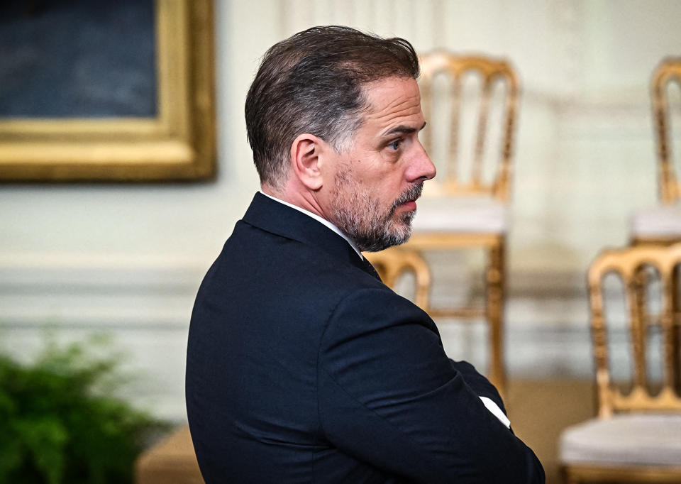 Hunter Biden at the White House, on July 7, 2022.  (Saul Loeb / AFP via Getty Images file)