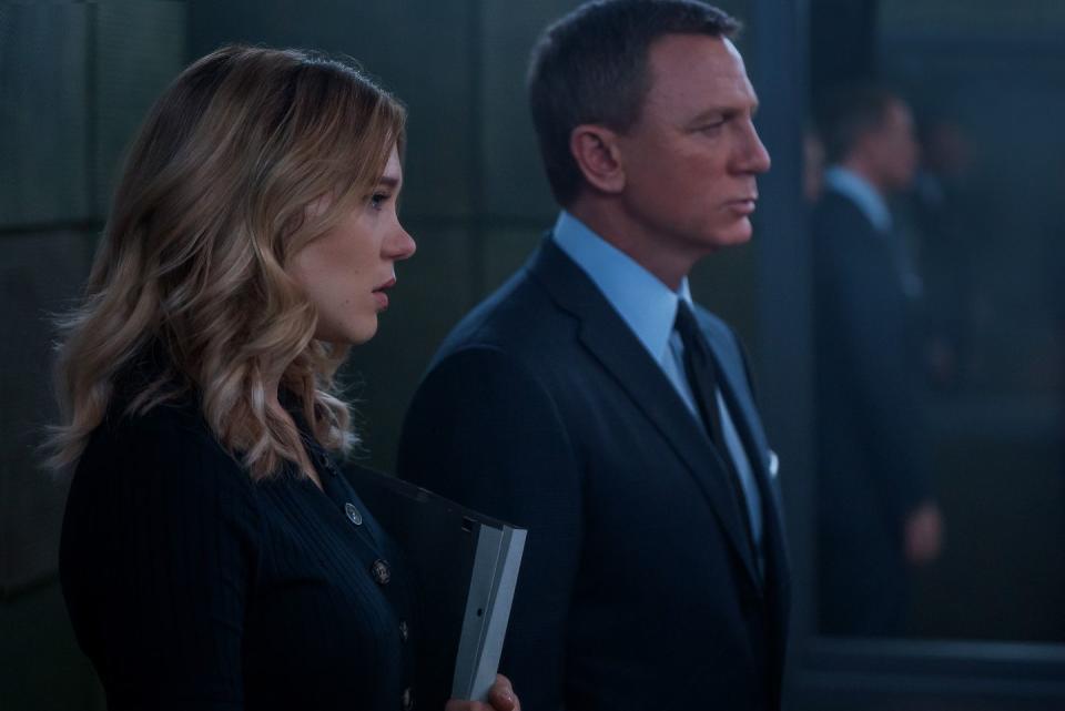 lea seydoux, daniel craig, james bond no time to die