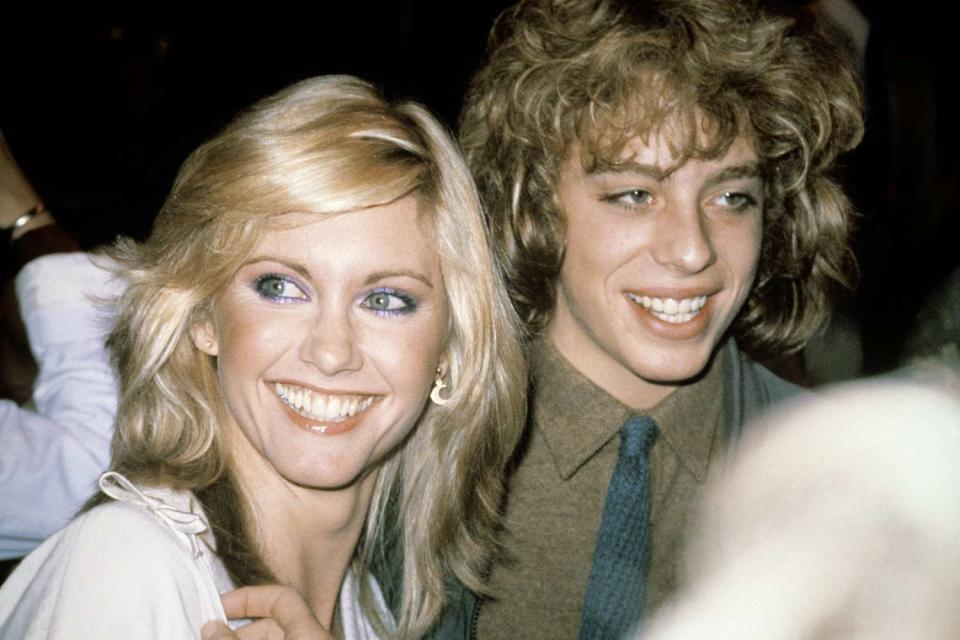 <p>Nancy Barr Brandon/Mediapunch/Shutterstock</p> Olivia Newton-John and Leif Garrett in 1981