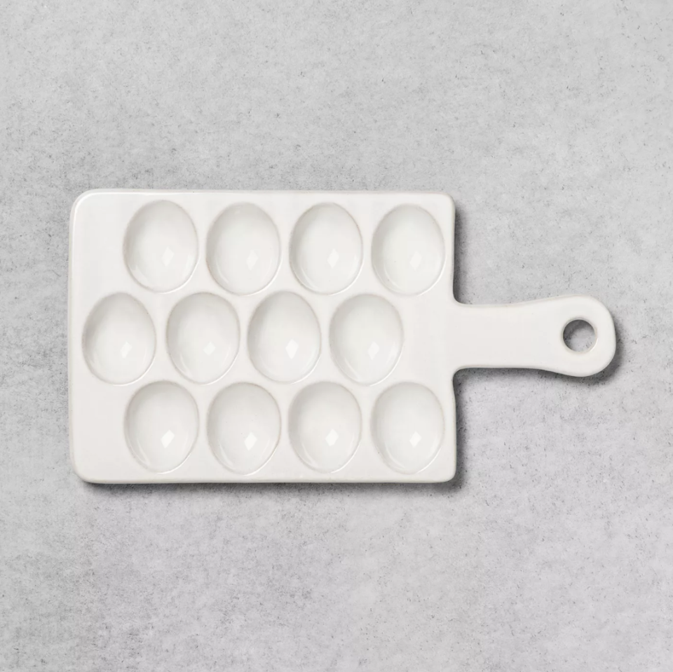 Stoneware Deviled Egg Holder (Credit: Target)