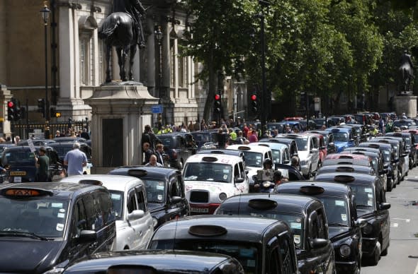 Britain Taxi Protest