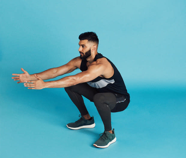 How to do it<ol><li>From a sitting position, raise your right hand in the air and stand using (at most) your left hand. If you have sufficient core strength, get up without the use of your arms.</li><li>Do the prescribed number of reps on one side and switch sides.</li><li>Work to the point where you get up without the use of your arms.</li></ol>