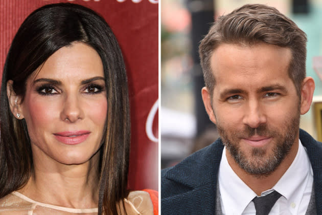 Sandra Bullock Surprises Ryan Reynolds at The Change-Up Premiere: Pictures