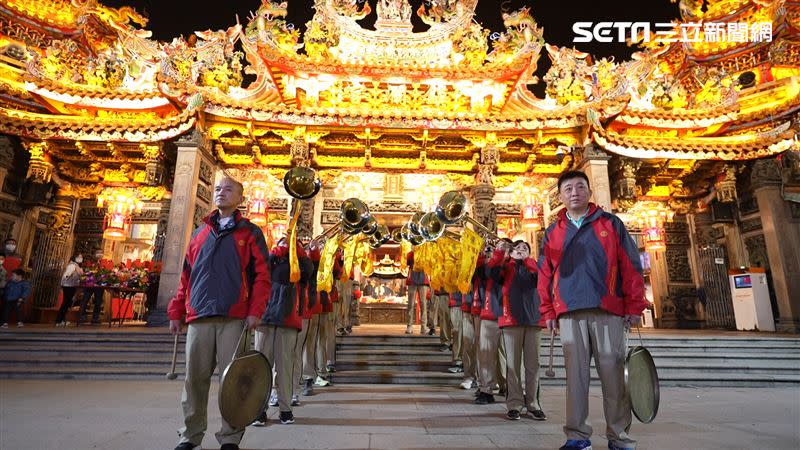 大甲鎮瀾宮哨角隊。（圖／寶島神很大）