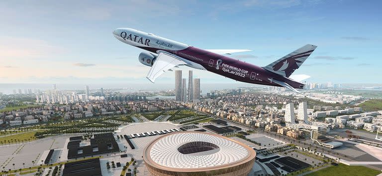 Qatar Airways amplía sus vuelos desde Madrid durante el Mundial de fútbol de 2022  .  La aerolínea aumenta a cuatro los vuelos diarios desde la capital de España del 17 de noviembre al 20 de diciembre de 2022