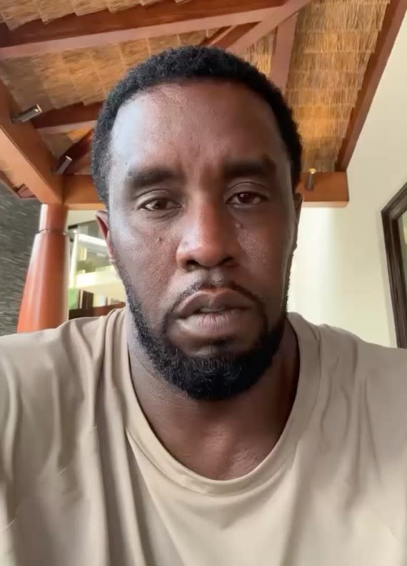 Diddy apologizes for physically abusing Cassie Ventura. Instagram/diddy