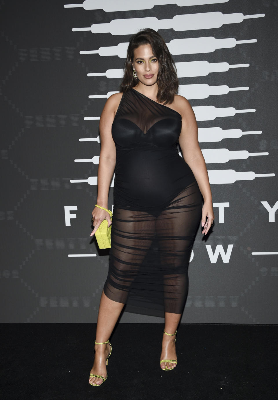 Model Ashley Graham attends the Spring/Summer 2020 Savage X Fenty show, presented by Amazon Prime, at the Barclays Center on Tuesday, Sept, 10, 2019, in New York. (Photo by Evan Agostini/Invision/AP)