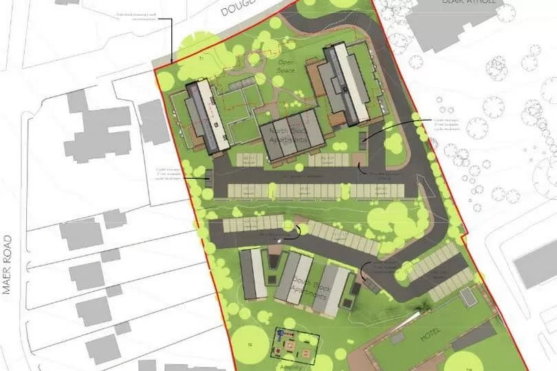 The site plan for the Devoncourt Hotel in Exmouth -Credit:Ara Architecture