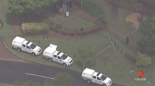 Police were called to a disturbance at a residence in Goulburn Street, Wakerley around 9.50am Sunday. Source: 7 News