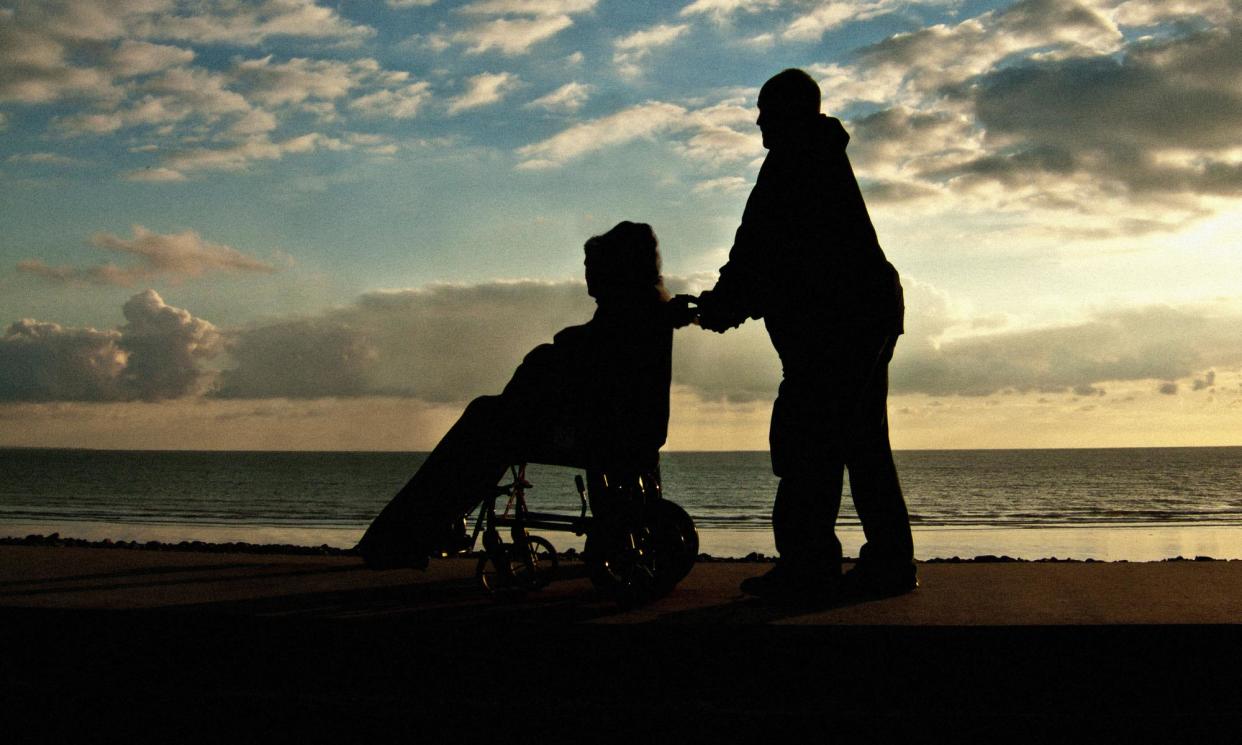 <span>Campaigners said carers were paying the price for ‘holding society together’.</span><span>Photograph: Pixel Youth movement/Alamy</span>