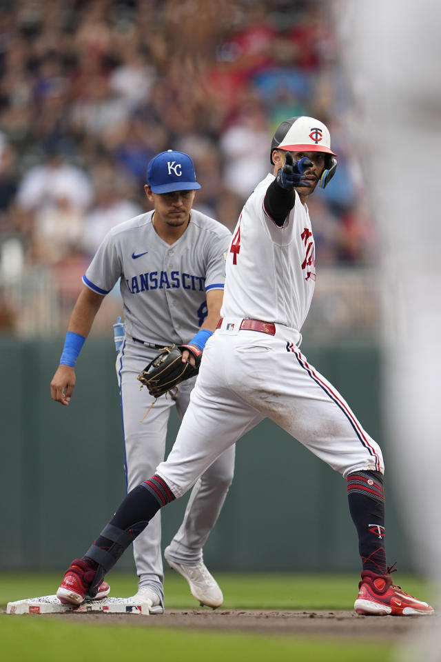 Maeda gives up leadoff HR in 1st start for Twins, settles in