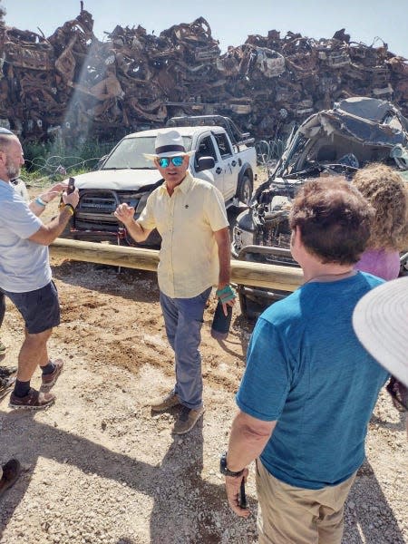 Danny "The Digger" Herman gives a tour