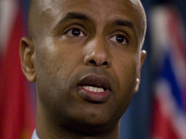 MP Ahmed Hussen (York South — Weston) was named immigration minister on Tuesday. Photo from The Canadian Press