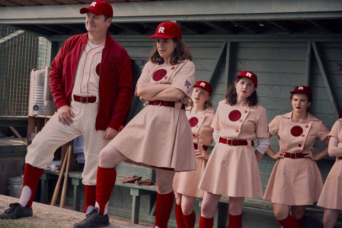 Screen shot from "A League of Their Own"