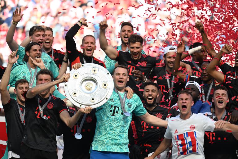 El Bayern Múnich se consagró campeón de la Bundesliga. Photo: Federico Gambarini/dpa 