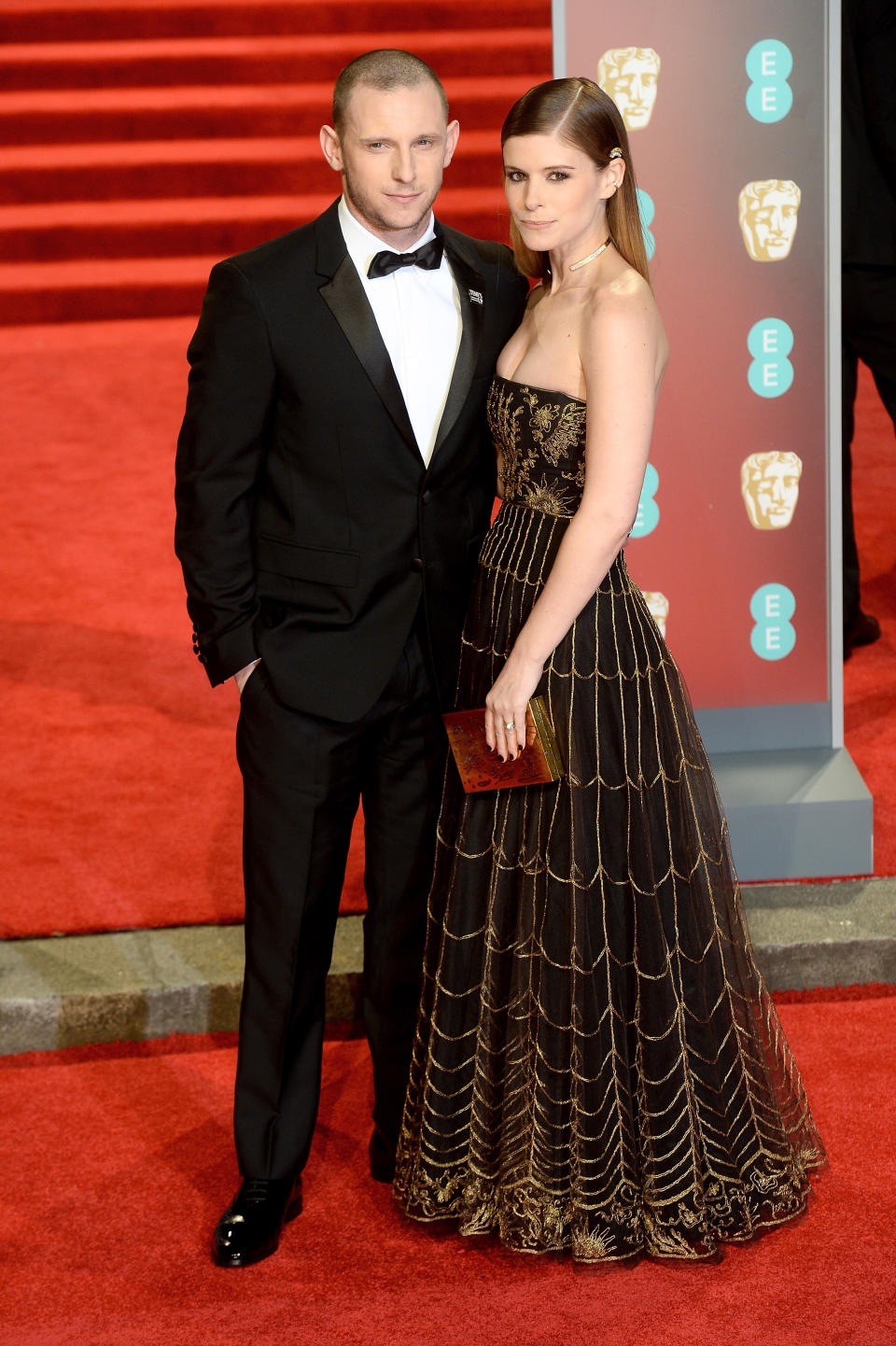 Jamie Bell and Kate Mara at the BAFTAs 2018