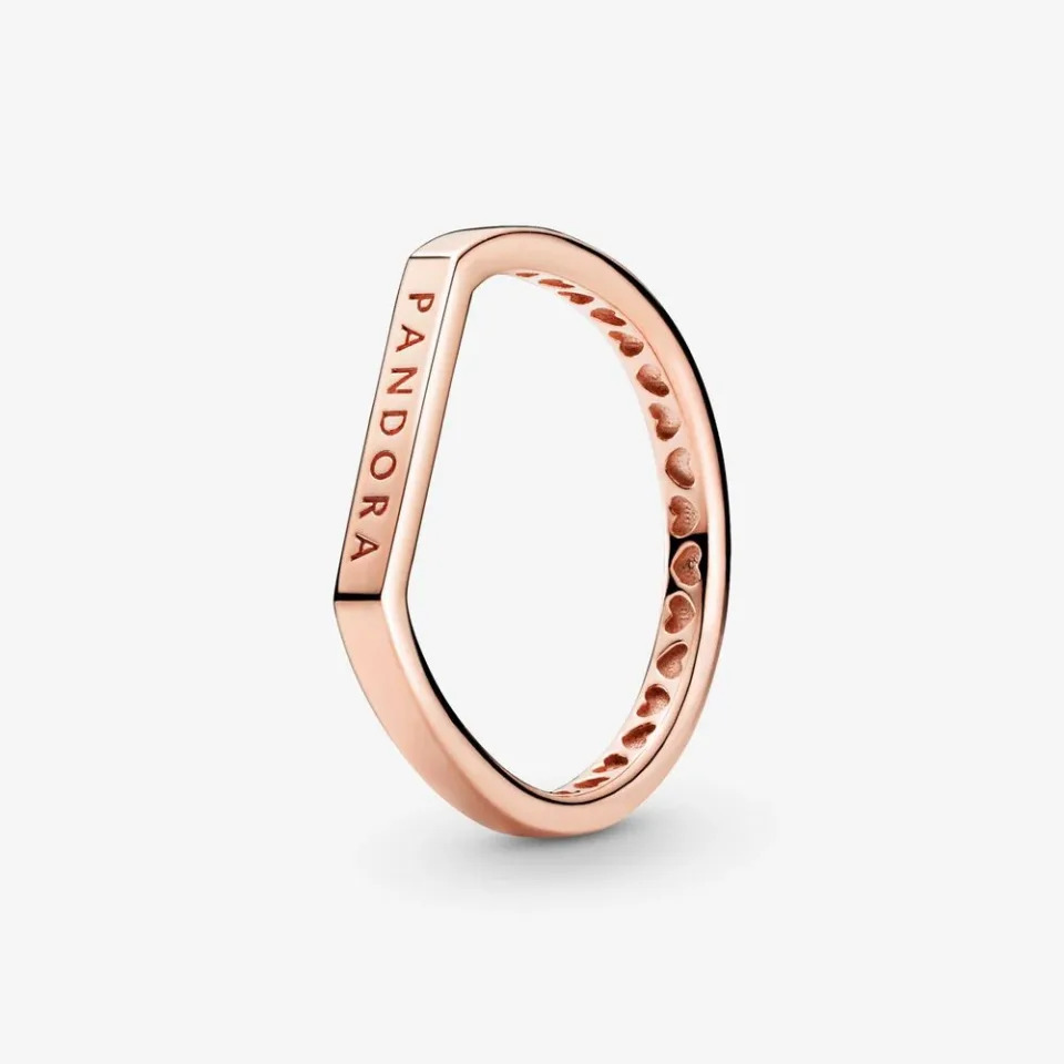 Logo Bar Stacking Ring. Image via Pandora