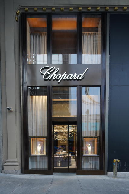 Chopard on Fifth Avenue.