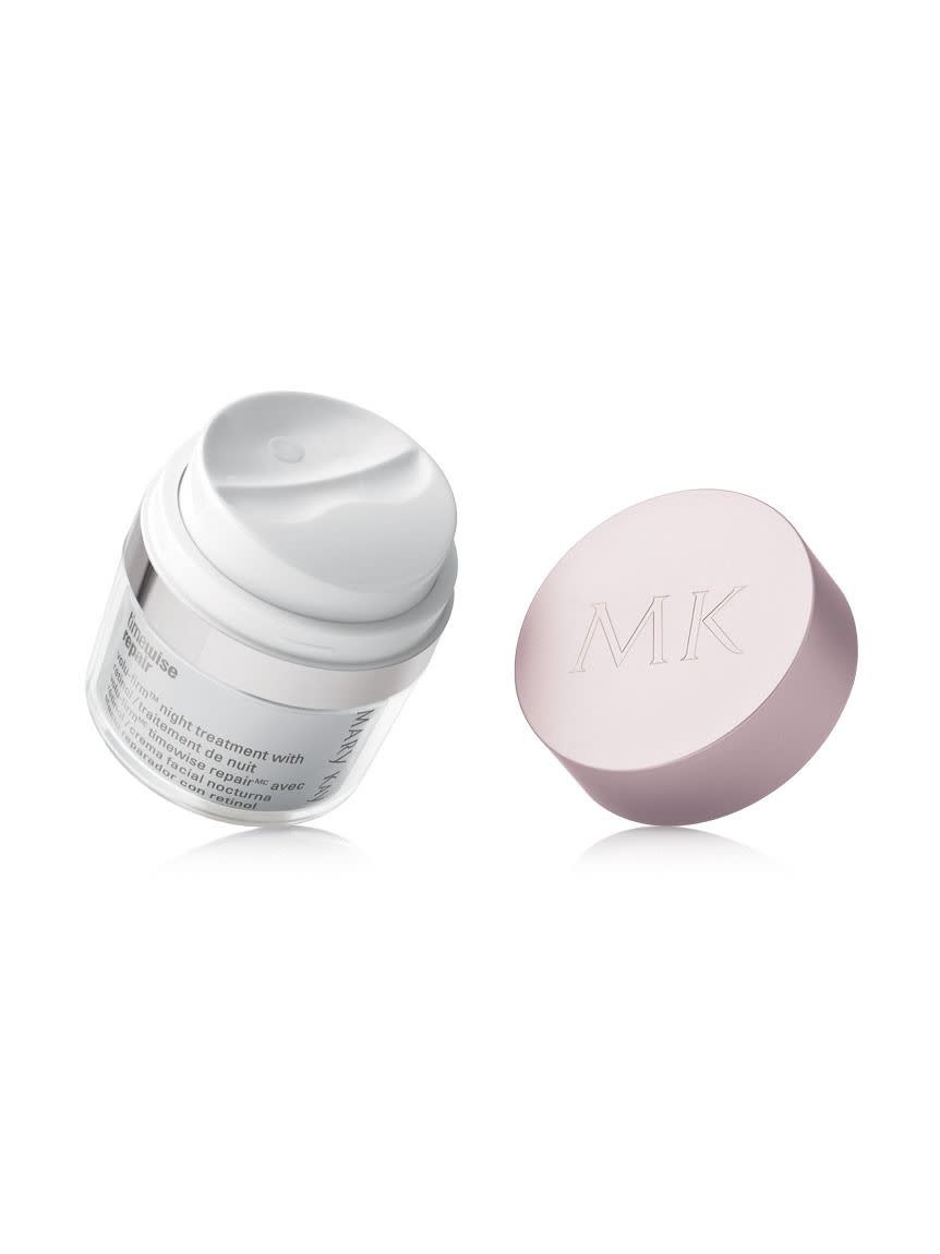 <p><a href="https://www.marykay.com/en-us/products/skincare/collection/timewise-repair/timewise-repair-volufirm-night-treatment-with-retinol-100904" rel="nofollow noopener" target="_blank" data-ylk="slk:Shop Now;elm:context_link;itc:0;sec:content-canvas" class="link ">Shop Now</a></p><p>TimeWise Repair Volu-Firm Night Treatment With Retinol</p><p>$54.00</p><p>marykay.com</p>