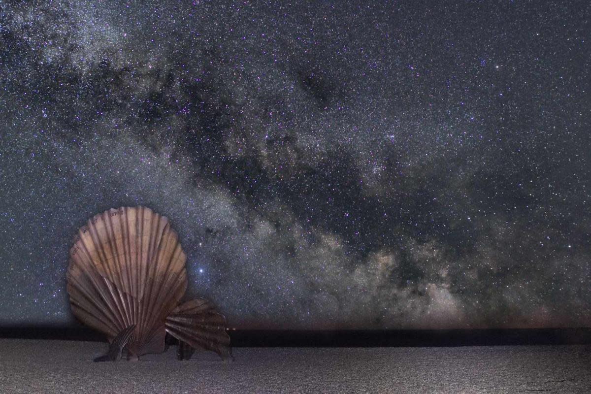 The Milky Way was captured over Aldeburgh beach <i>(Image: Jon Allard)</i>