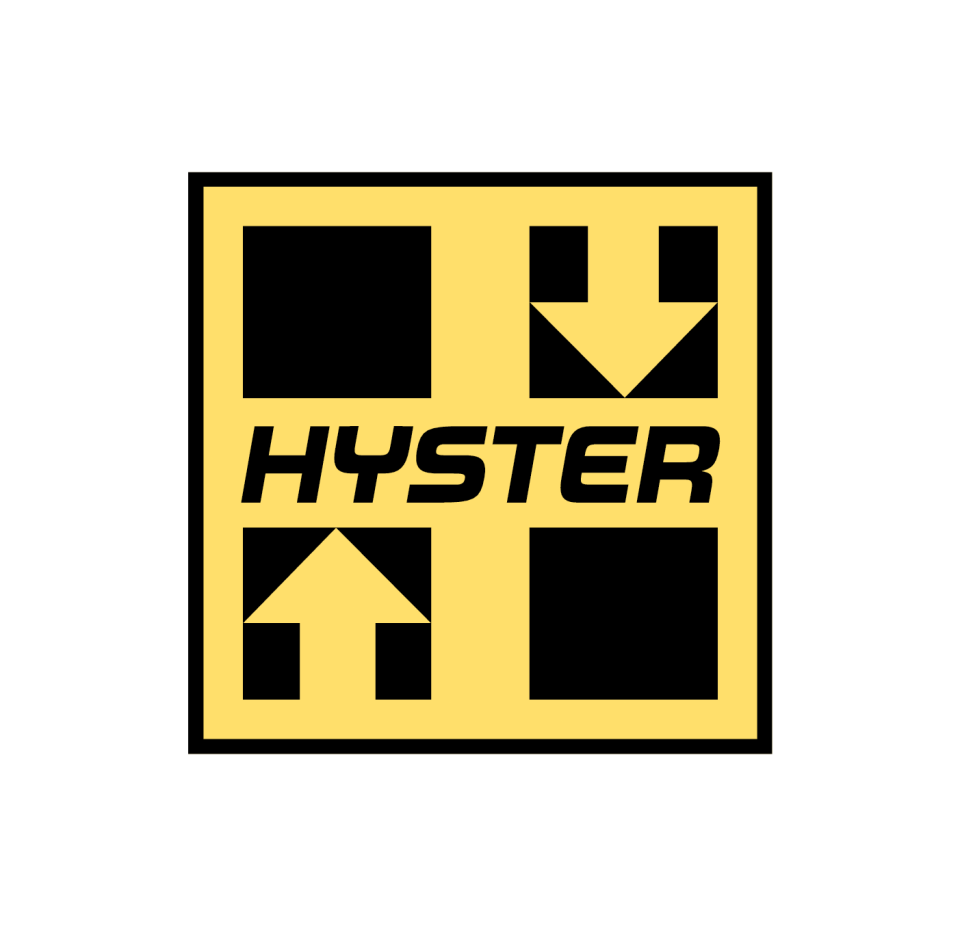 The logo for Hyster Company. Hyster will supply 10 electric terminal tractors to APM Terminals.