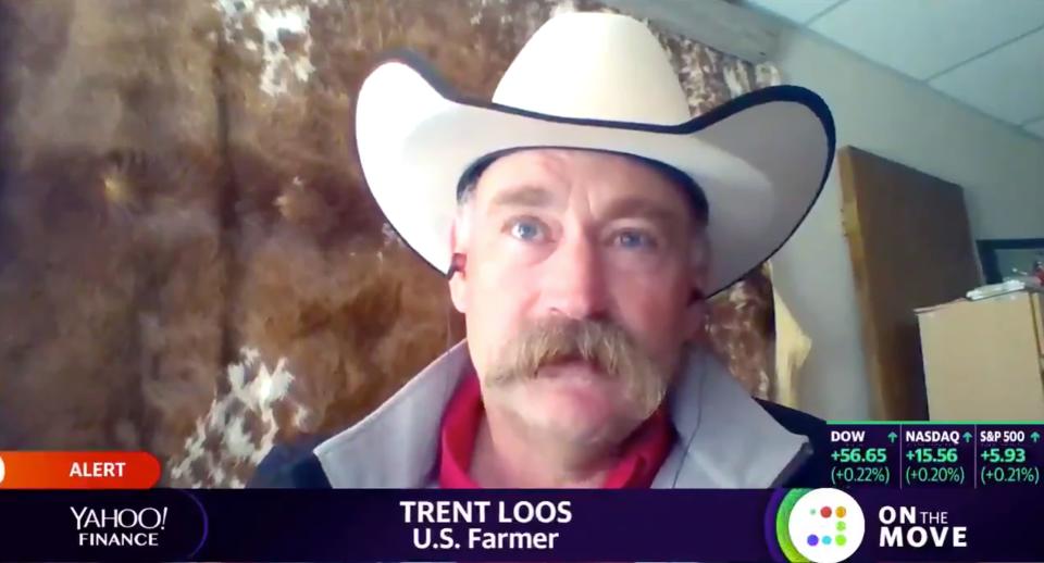 Trent Loos speaks with Yahoo Finance. (Source: Photo/Yahoo Finance)