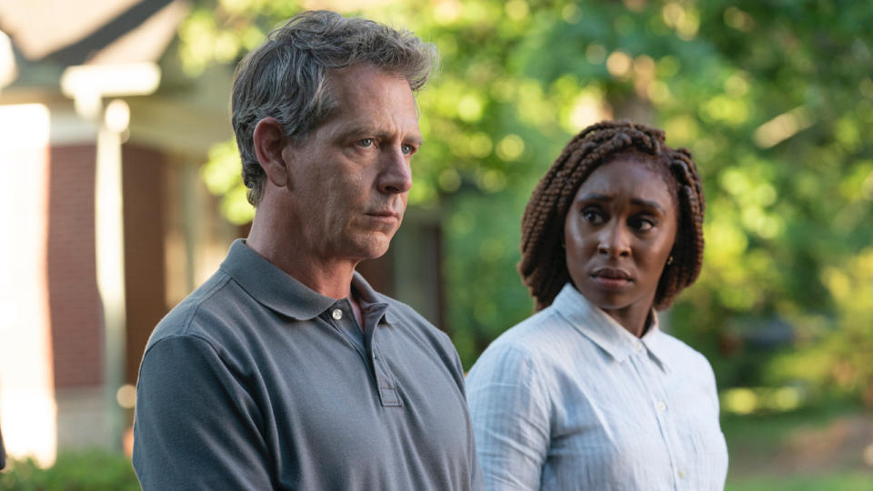 Ben Mendelsohn and Cynthia Erivo in The Outsider