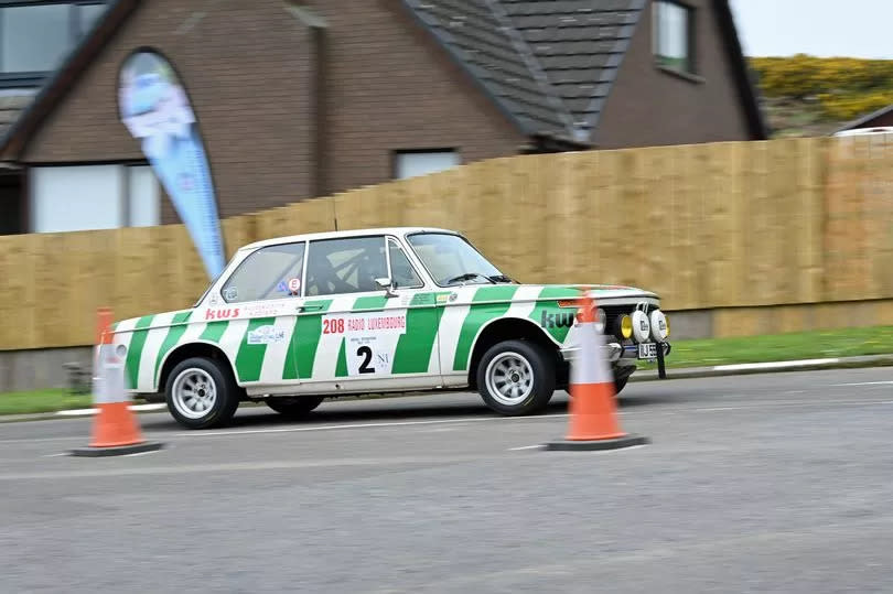 Photo showing David Wylie, an ANICC Championship entry in his BMW 2002