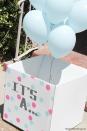 <p>Gender reveal balloons are one of the most popular and festive ways to reveal the sex of your baby. Tip: If you want to be surprised along with your guests, ask your ultrasound tech to put the results in an envelope and then give it to a friend or family member who can then fill the box with either pink or blue balloons.</p><p><strong>Get the tutorial at <a href="https://lovelyindeed.com/baby-gender-reveal-make-color-fight-powder/" rel="nofollow noopener" target="_blank" data-ylk="slk:Tried & True;elm:context_link;itc:0;sec:content-canvas" class="link ">Tried & True</a>.</strong></p><p><a class="link " href="https://www.amazon.com/12-Latex-Balloons-Mix-Decorations/dp/B07MMQDW4Y/?tag=syn-yahoo-20&ascsubtag=%5Bartid%7C10050.g.30900240%5Bsrc%7Cyahoo-us" rel="nofollow noopener" target="_blank" data-ylk="slk:SHOP BALLOONS;elm:context_link;itc:0;sec:content-canvas">SHOP BALLOONS</a></p>