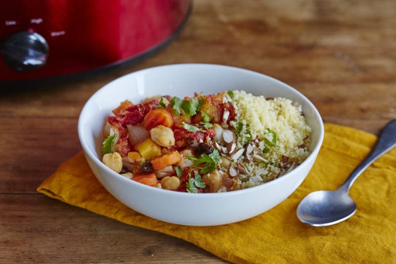 Freezer-to-Slow-Cooker Vegetable Tagine