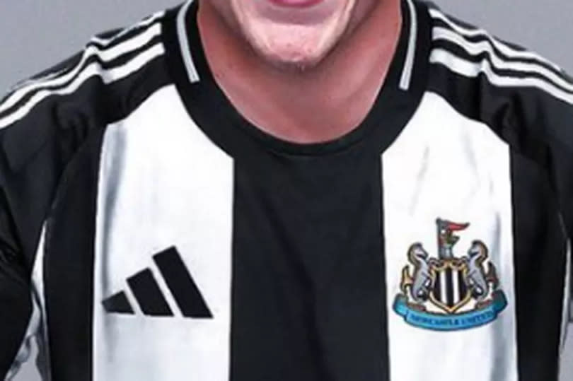 An unconfirmed Newcastle United kit image, showing a potential Adidas offering for the 2024/25 season