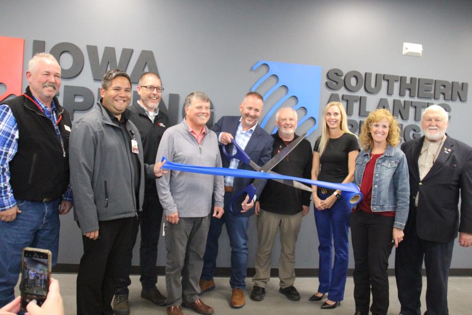 The ribbon is set to be cut for Iowa Spring Manufacturing's second facility on Thursday, April 20, 2023, in Adel.