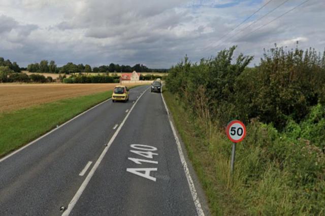 Part of A140 to close overnight