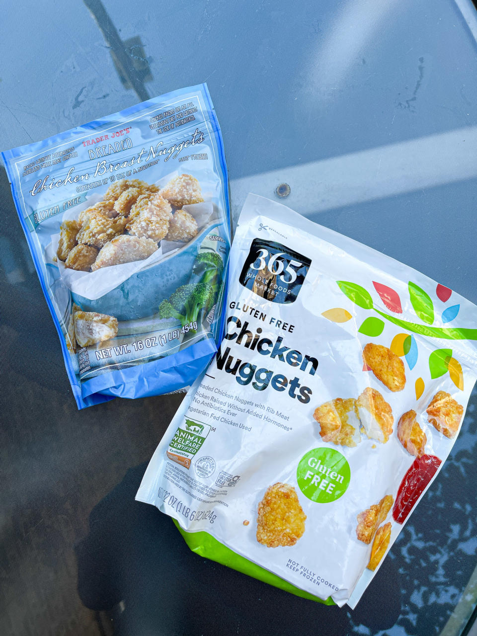 • Trader Joe's Chicken Breast Nuggets• Whole Foods 365 Gluten Free Chicken Nuggets (Note: These are the only chicken nuggets manufactured as part of Whole Foods' generic line — and they just so happen to be gluten-free.)