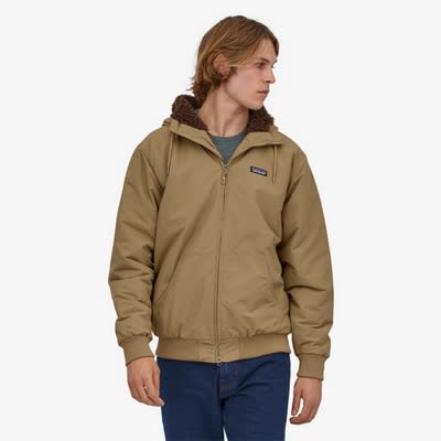 beige hooded jacket