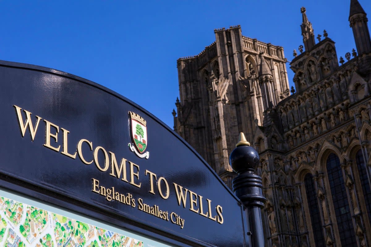 Wells was awarded five stars for its attractiveness and tourist attractions, including Wells Cathedral (iStock)