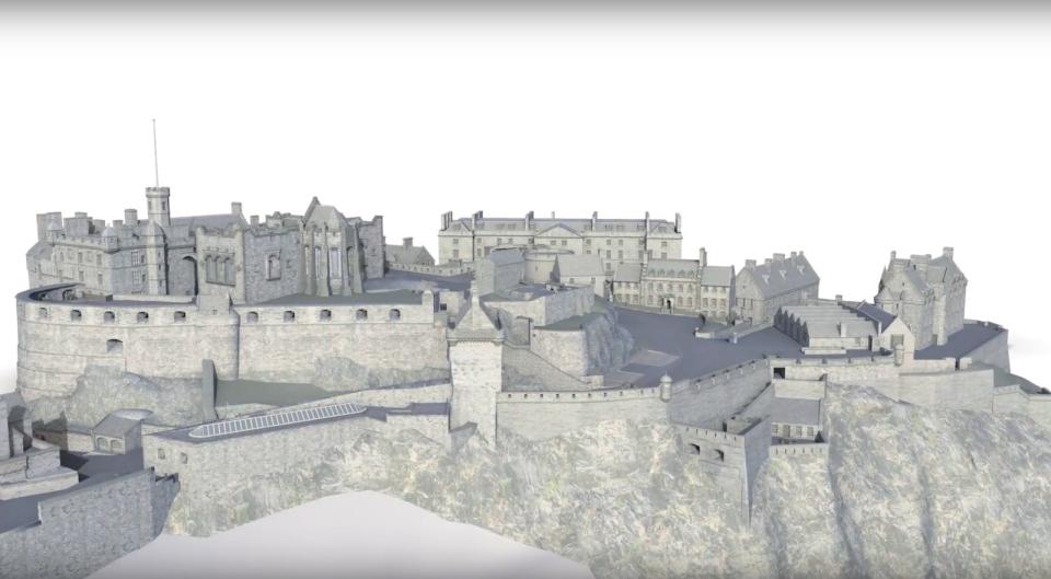 Old and New Towns of Edinburgh - 3D model