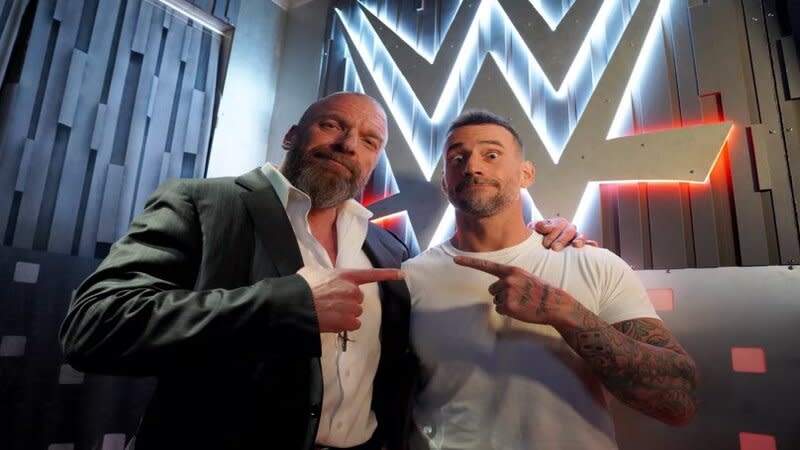 CM Punk Triple H WWE